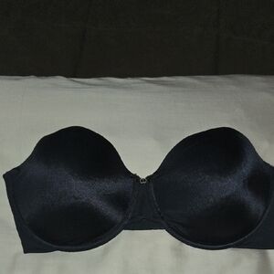 Vanity Fair Elegant Black Strapless Bra